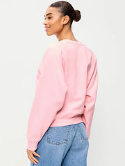 Oversized Raglan Graphic Sweatshirt