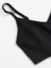 Seamless Ribbed Longline Bra