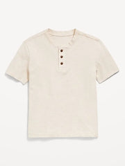 Short-Sleeve Henley T-Shirt for Boys