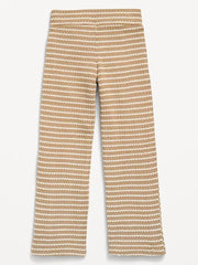Low-Rise Jacquard Knit Pants for Girls