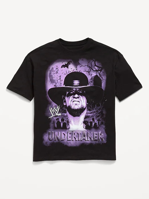 WWE® The Undertaker Gender-Neutral Oversized Graphic T-Shirt for Kids