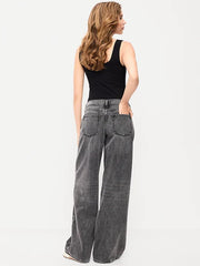 Low-Rise Baggy Wide-Leg Jeans
