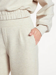 High-Waisted Bounce Fleece Barrel Sweatpants