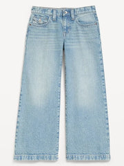 Low-Rise Baggy Wide-Leg Jeans for Girls