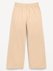 School Uniform Baggy Wide-Leg Pull-On Pants for Girls