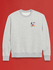 Old Navy x Disney© Mickey Mouse Oversized Flag Logo-Graphic Sweatshirt