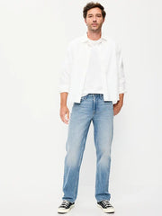 Structured Loose Non-Stretch Jeans