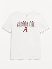 College Graphic Gender-Neutral T-Shirt for Kids