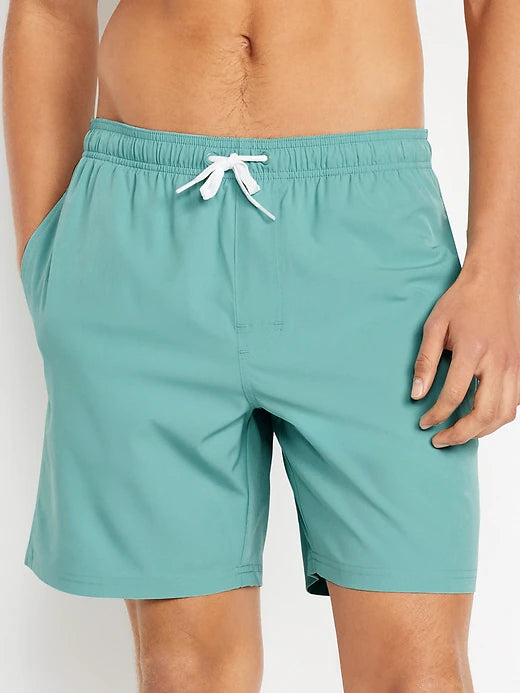 Printed Swim Trunks -- 7-inch inseam