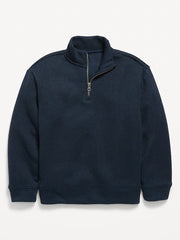 Sweater-Fleece Quarter-Zip for Boys